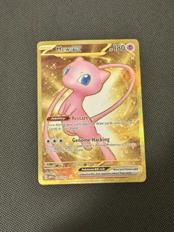 Mew ex 205/165 Scarlet & Violet 151 Full Art Secret Rare Holo Pokemon Card NM - Image 1