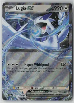 Lugia ex 082/131 Pokemon TCG Prismatic Evolutions Holo Rare Card (Near Mint) NM1 - Image 1
