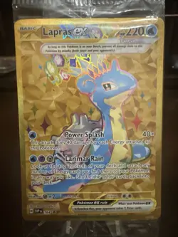 Lapras ex 164 Scarlet & Violet Black Star Promo SVP Pokemon TCG NM **SEALED** - Image 1