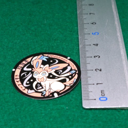 Sylveon Pokemon Manhole Type Seal Sticker Nintendo Gamefreak Japanese F/S - Image 2