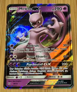 Mewtu GX #39/73 Ultra Rare Holo Schimmernde Legenden 2017 Pokemon DE N.Mint-Mint - Image 1