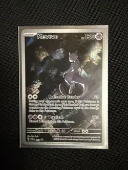 Pokemon TCG Mewtwo 052 Full Art Black Star Promo Scarlet & Violet 151 - Image 3