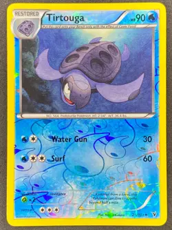 Pokemon Tirtouga Reverse Holo 25/101 NVI Noble Victories NM - Image 1