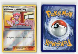 POKEMON CENTER LADY 64/68 HIDDEN FATES REVERSE HOLO POKEMON TCG LP - Image 3