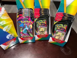Pokemon "Mega Evolution Phantasmal Flames" Sealed Blister Packs (61 Packs) - Image 1
