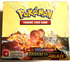 Pokemon 2020 Sword & Shield Darkness Ablaze Booster Box Factory Sealed - Image 1