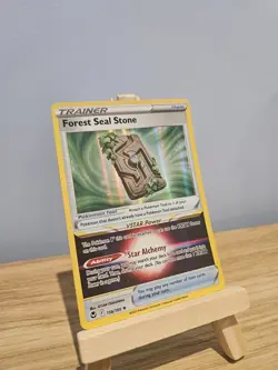Pokemon TCG Forest Seal Stone Silver Tempest Holo Rare 156/195 - Image 4