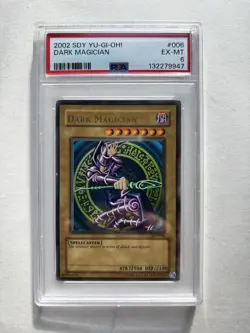 Yu-Gi-Oh Dark Magician PSA 6 & Blue Eyes White Dragon Bundle 2002 Starter Decks - Image 3