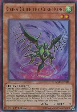 Yugioh! LP Geira Guile the Cubic King - MVP1-EN036 - Ultra Rare - 1st Edition Li - Image 1