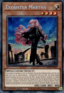 Exosister Martha - Prismatic Secret Rare 1st Edition MP23-EN127 - NM - YuGiOh - Image 1