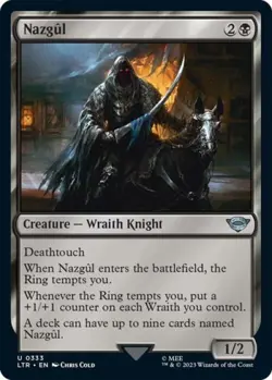 Nazgul (0333) -Foil Light Play MTG - Image 1