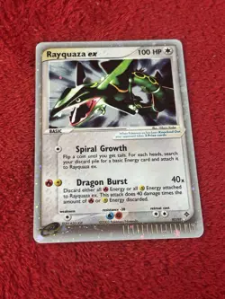 Rayquaza ex 97/97 Dragon Holo 2003 Pokemon Card Played - Image 1