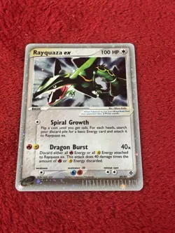 Rayquaza ex 97/97 Dragon Holo 2003 Pokemon Card Played - Image 5
