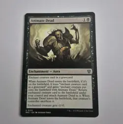 Magic The Gathering Animate Dead LP Card Commander Murders At Karlov Manor - Image 1