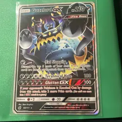 Guzzlord GX 63/111 SM Crimson Invasion Ultra Beast Ultra Rare Holo Pokemon Card - Image 1