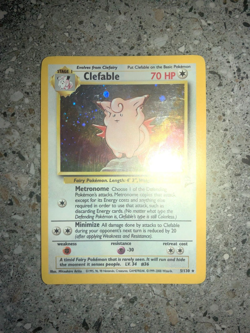 Pokemon TCG Cards Clefable 5/130 Base Set 2 Holo Rare LP - Image 4