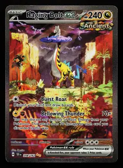Raging Bolt ex 208/162 SIR Temporal Forces Pokemon Card - Image 1