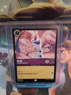 Exclusive Disney Lorcana DEMO Card Mint Olaf - Friendly Snowman - Image 2