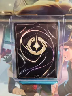 Exclusive Disney Lorcana DEMO Card Mint Friends On The Other Side - Image 1