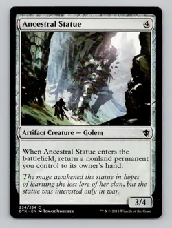Ancestral Statue #234 Common Dragons of Tarkir Magic_the_gathering - Image 1