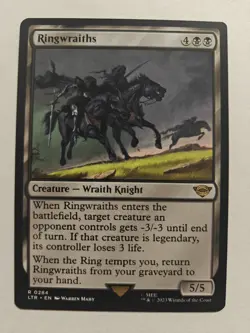 MTG Ringwraiths (284/511) The Lord of the Rings Tales of Middle-earth NM - Image 1