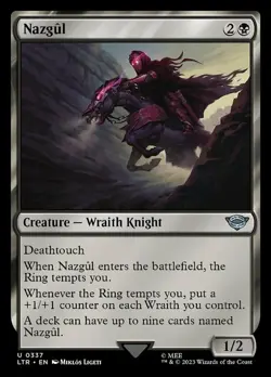1x Nazgul (337) NM-Mint, English Universes Beyond: Lord of the Rings MTG Magic - Image 1