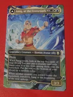 MTG - Aang, at the Crossroads - Borderless - Avatar: The Last Airbender - Image 1