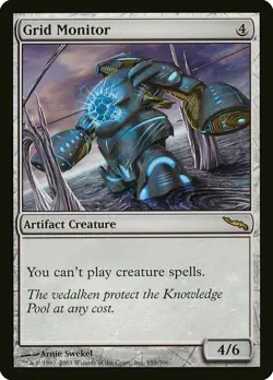 Grid Monitor Mirrodin MtG NM - Image 1