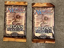MTG Urza's Saga Sealed Booster Pack Magic: The Gathering English Edition Two - Image 1