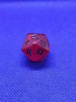 Hour of Devastation Red/Black Spindown D20 Die Dice Life Counter MTG - Image 3