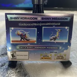 Pokemon Scarlet & Violet Serial Code Shiny Koraidon or Miraidon UNSCRATCHED! 🔥 - Image 1