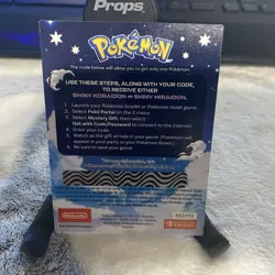 Pokemon Scarlet & Violet Serial Code Shiny Koraidon or Miraidon UNSCRATCHED! 🔥 - Image 2