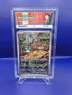 Pokemon TCG 2023 Brute Bonnet #207 Paradox Rift Illustration Rare ACE 9 - Image 1