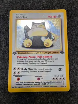 1st Edition Snorlax Jungle 11/64 Holo Unlimited Holo Rare - Pokemon TCG - Image 1