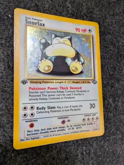 1st Edition Snorlax Jungle 11/64 Holo Unlimited Holo Rare - Pokemon TCG - Image 2