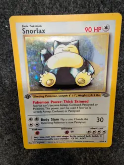 1st Edition Snorlax Jungle 11/64 Holo Unlimited Holo Rare - Pokemon TCG - Image 3