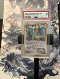 PSA 7 NM Pokemon Dark Dragonite Team Rocket Holo 149 Japanese - Image 1