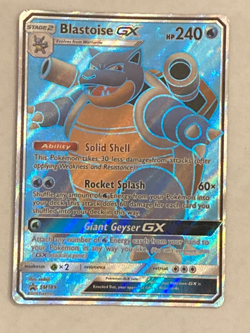 Pokemon TCG Blastoise GX - Promo Black Star - SM189 - MP - Image 1