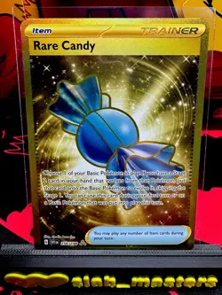 Pokemon TCG: Rare Candy #256/198 Hyper Rare Gold Scarlet & Violet Base - Image 1