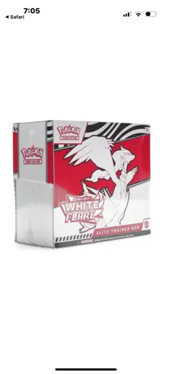POKEMON TCG: Scarlet & Violet White Flare ETB Factory Sealed - Image 1