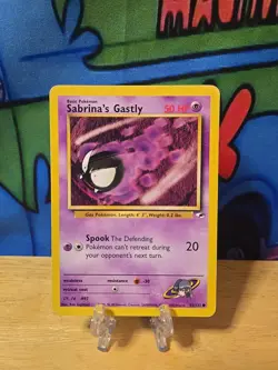 Pokemon Gym Heroes Sabrina's Gastly 93/132 LP - Image 1