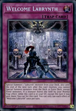 Welcome Labrynth - Prismatic Secret Rare 1st Edition MP23-EN235 - NM - YuGiOh - Image 1