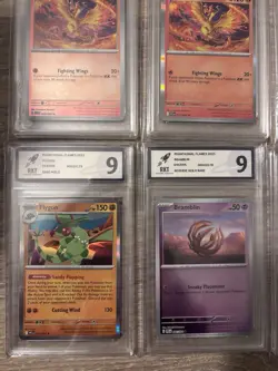 Bundle 9 Slabs RKT Graded Cards Phantasmal Flames Holos And Reverse Holos - Image 3