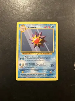 Pokemon TCG Starmie Base Set Card 64/102 Regular NM - Image 1