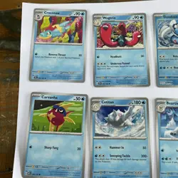 Pokemon TCG Pokemon Beartic Wugtrio Water Type Card bundle (8 cards) Near Mint - Image 2