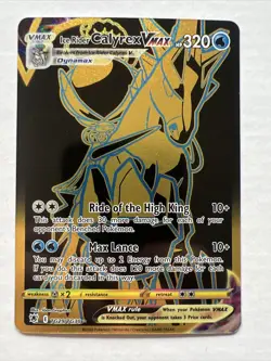 Ice rider Calyrex VMAX TG29/TG30 Trainer Gallery Astral Radiance Card Rare - Image 1
