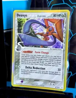 Deoxys Delta Species (Defense) EX Holon Phantoms 4/110 Holo Rare Pokemon Card NM - Image 3