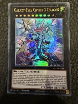Galaxy-Eyes Cipher X Dragon GFTP-EN011 Ultra Rare Yugioh Card 1st Edition ?? - Image 1