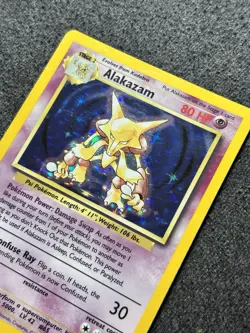 Alakazam 1/102 Base Set Holo Rare Pokemon Card 1999 WOTC Vintage NM/LP - Image 5