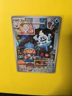Vanillish Illustration Rare Snowflake Stamp Paradox Rift 190/182,NM Pokemon Card - Image 3